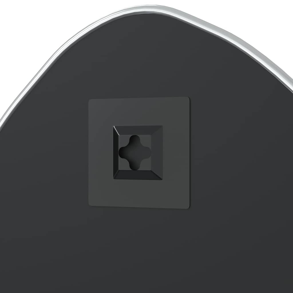 vidaXL Oglindă de perete, argintiu, 50x40 cm