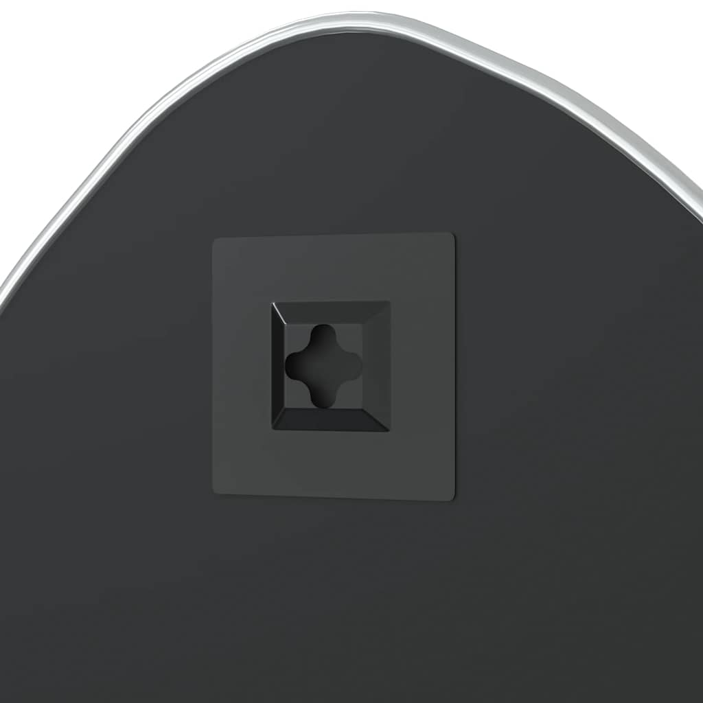 vidaXL Oglindă de perete, argintiu, 60x50 cm