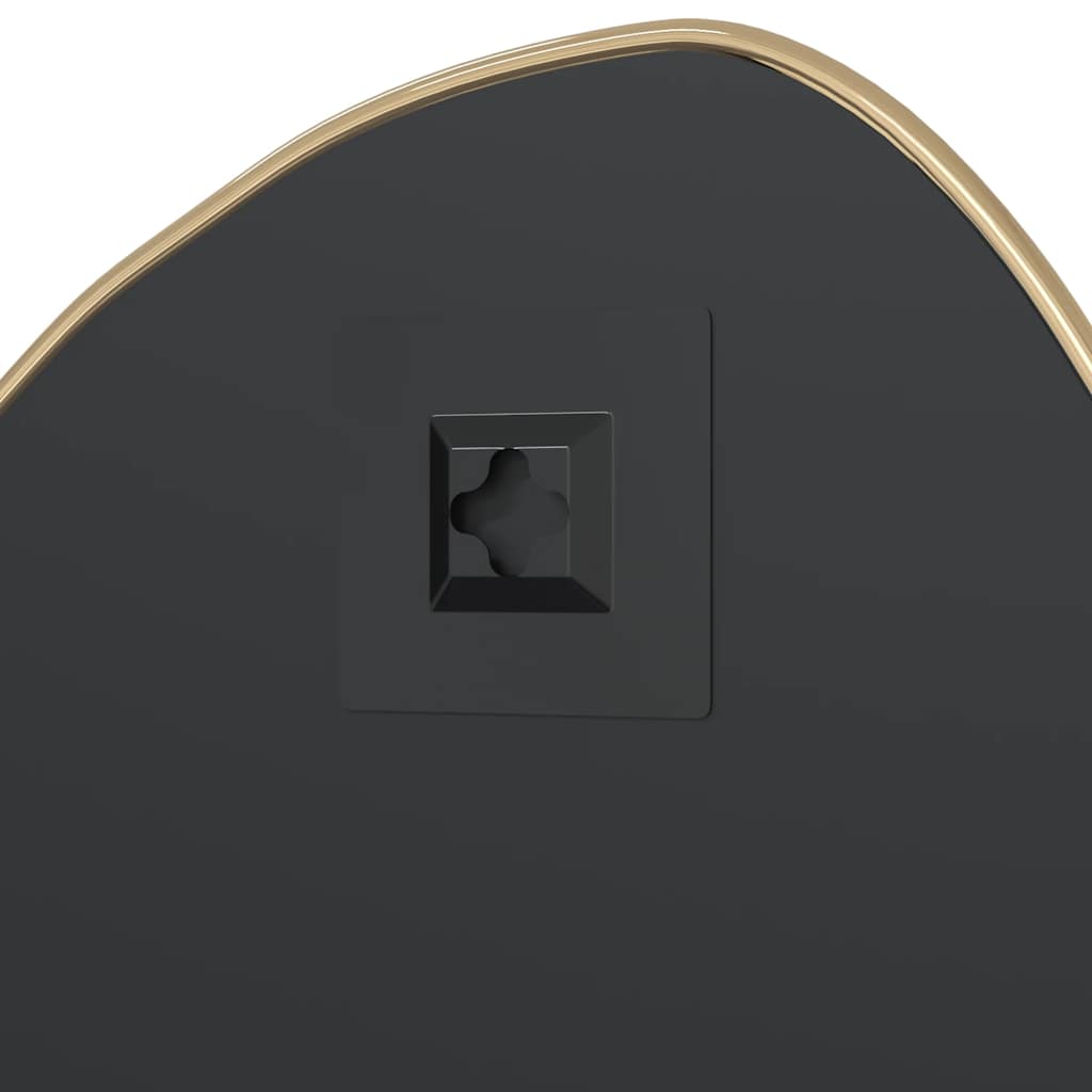 vidaXL Oglindă de perete, auriu, 60x50 cm