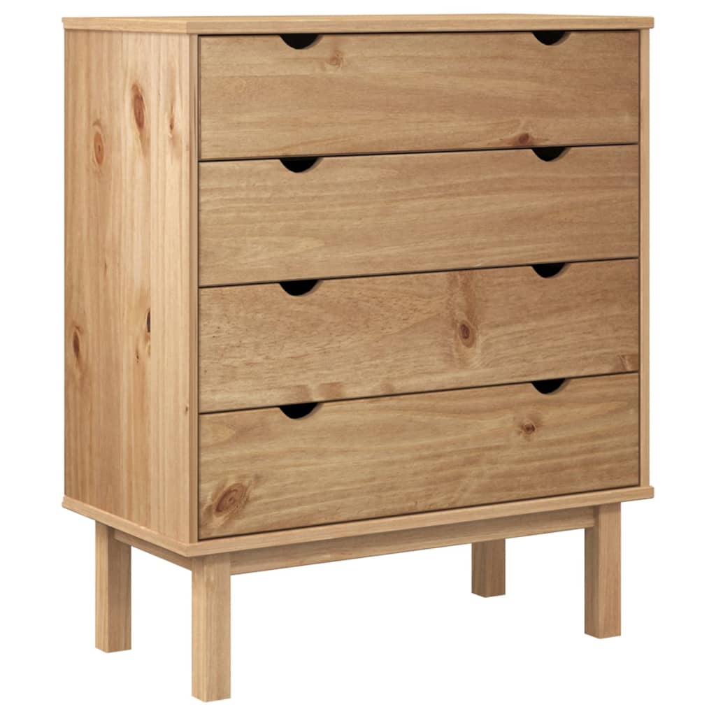 vidaXL Dulap cu sertar "OTTA", 76,5x39,5x90 cm, lemn masiv de pin vidaXL Dulap cu sertar "OTTA", 76,5x39,5x90 cm, lemn masiv de pin