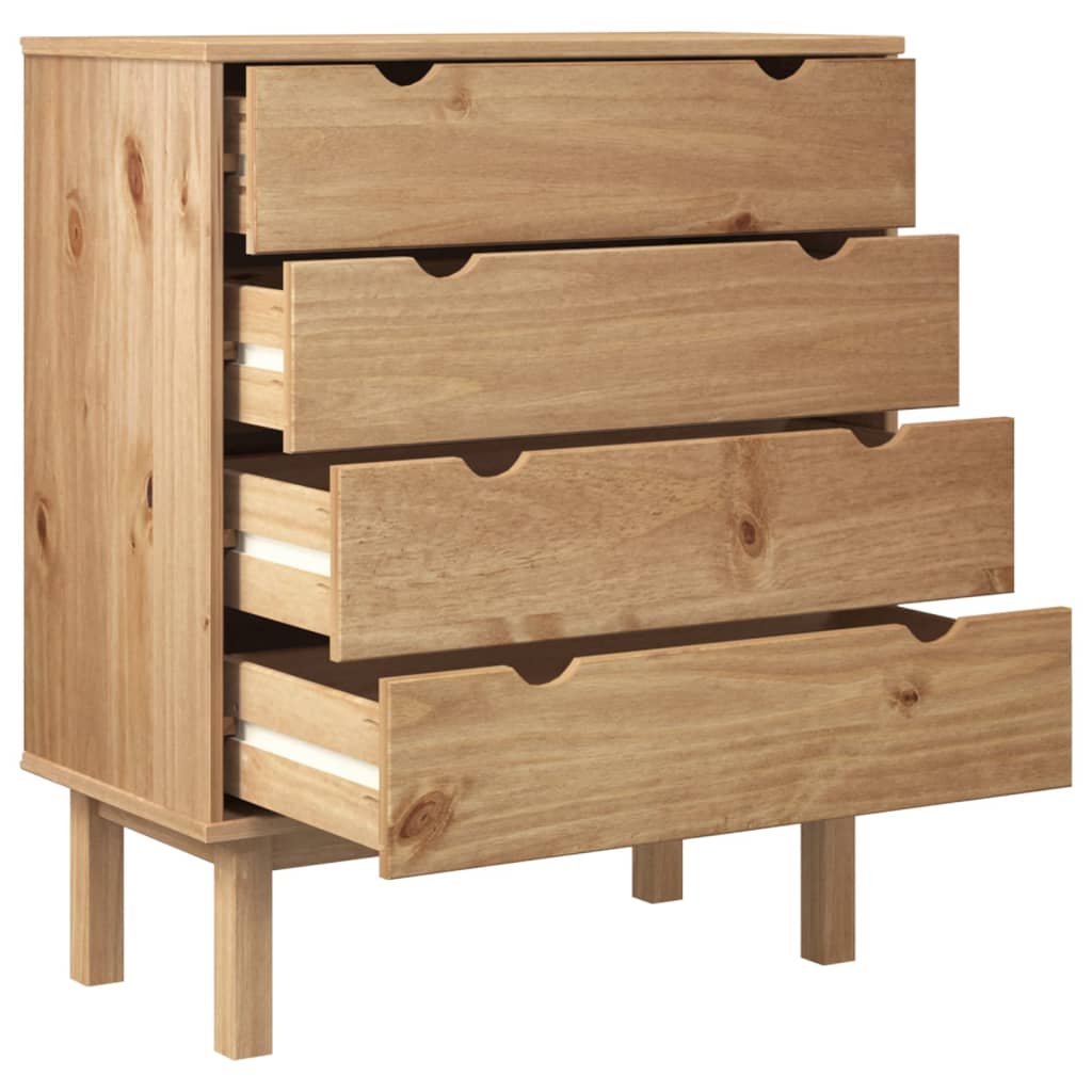 vidaXL Dulap cu sertar "OTTA", 76,5x39,5x90 cm, lemn masiv de pin vidaXL Dulap cu sertar "OTTA", 76,5x39,5x90 cm, lemn masiv de pin