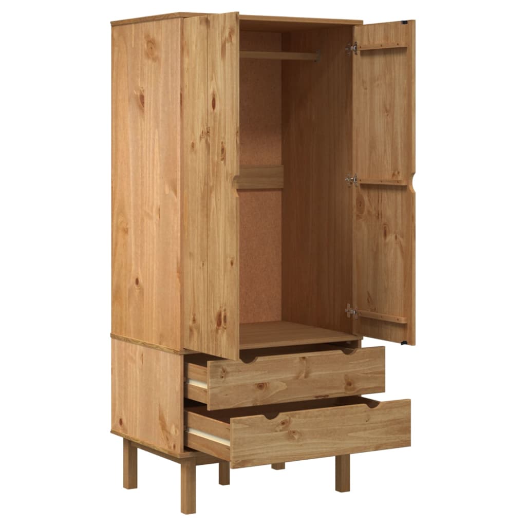vidaXL Șifonier OTTA, 76,5x53x172 cm, lemn masiv pin vidaXL Șifonier OTTA, 76,5x53x172 cm, lemn masiv pin