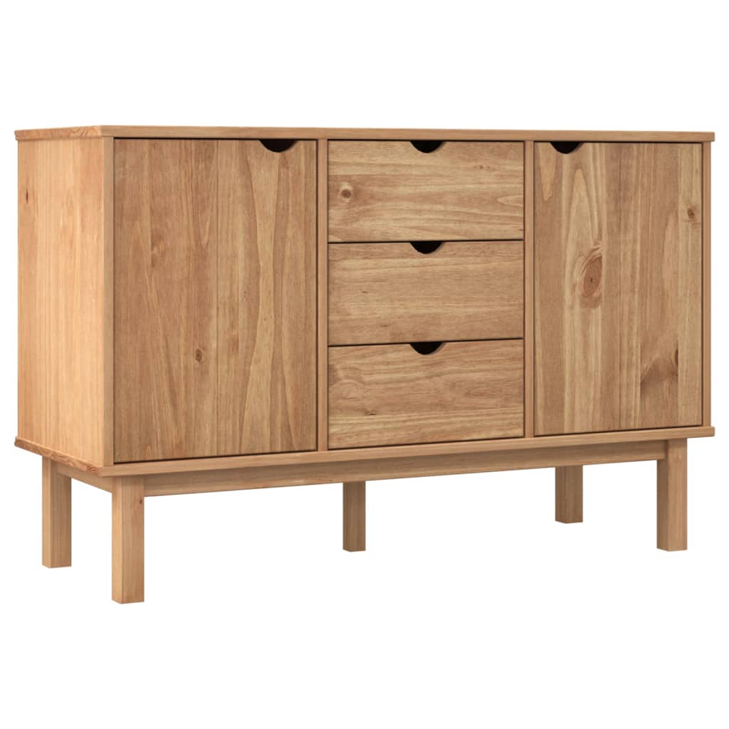 vidaXL Servantă OTTA, 113,5x43x73 cm, lemn masiv de pin vidaXL Servantă OTTA, 113,5x43x73 cm, lemn masiv de pin