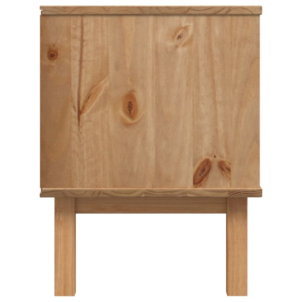 vidaXL Dulap TV "OTTA", 113,5x43x57 cm, lemn masiv de pin