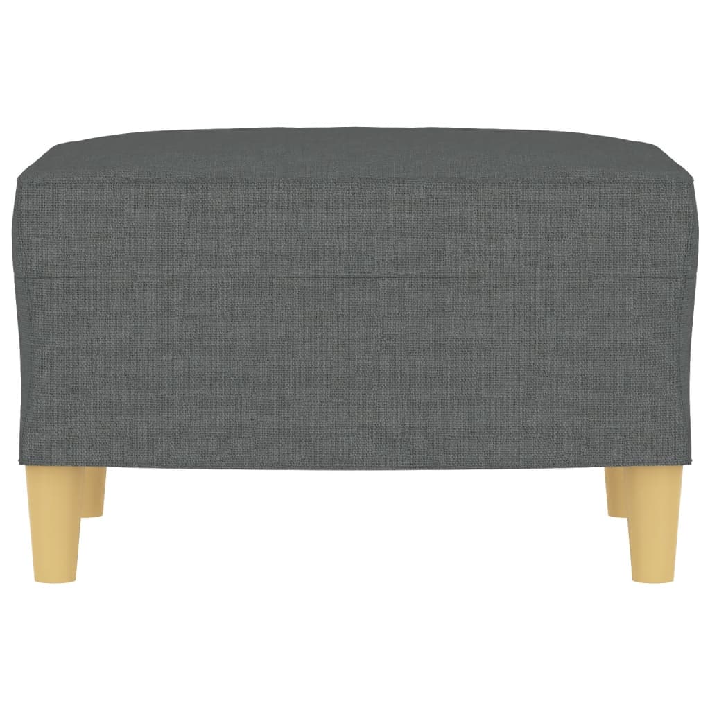 vidaXL Taburet, gri închis, 60x50x41 cm, material textil vidaXL Taburet, gri închis, 60x50x41 cm, material textil