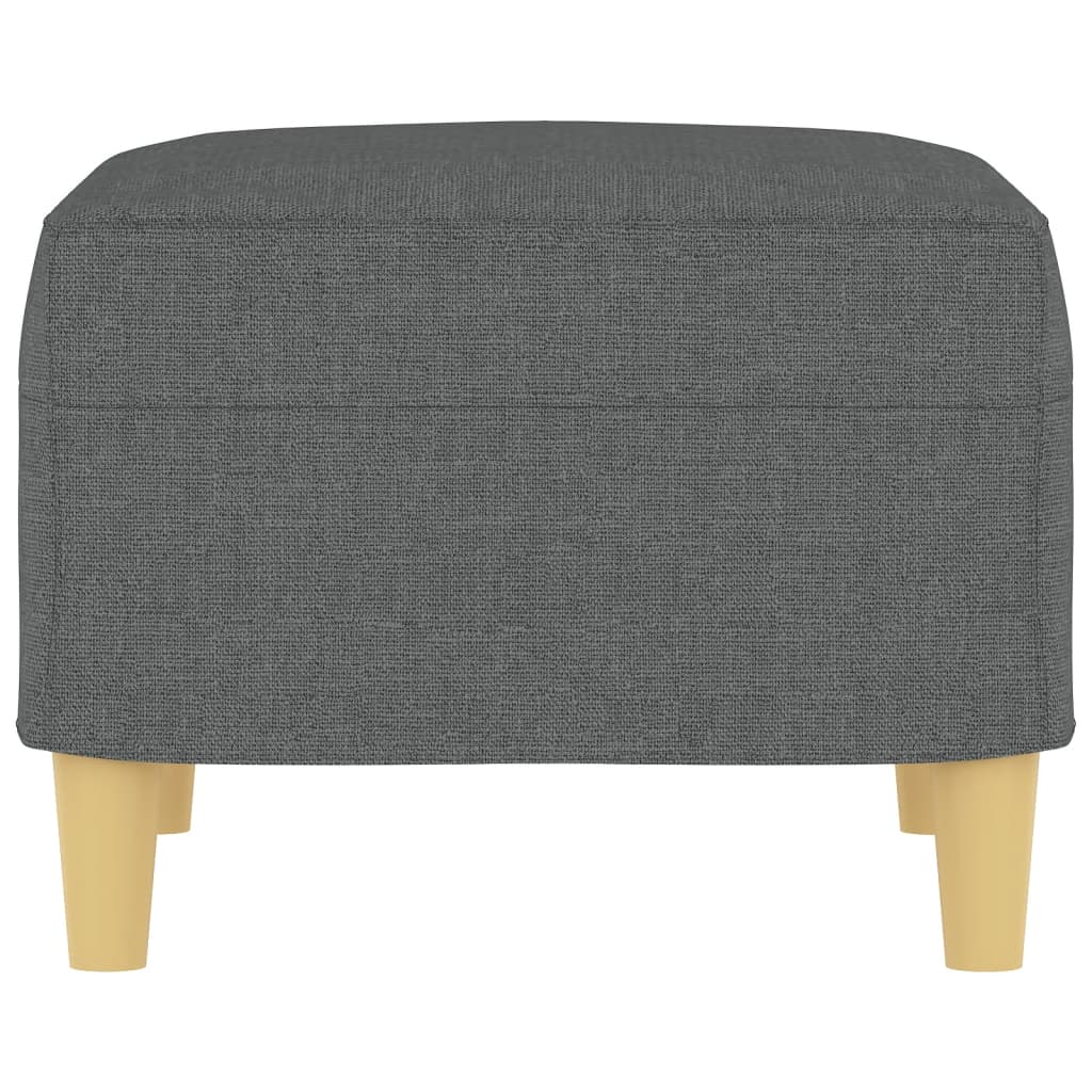 vidaXL Taburet, gri închis, 60x50x41 cm, material textil vidaXL Taburet, gri închis, 60x50x41 cm, material textil