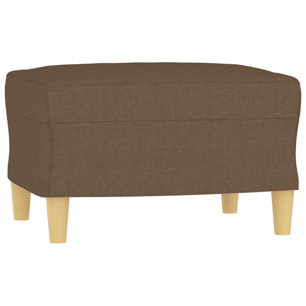 vidaXL Taburet, maro, 60x50x41 cm, material textil vidaXL Taburet, maro, 60x50x41 cm, material textil