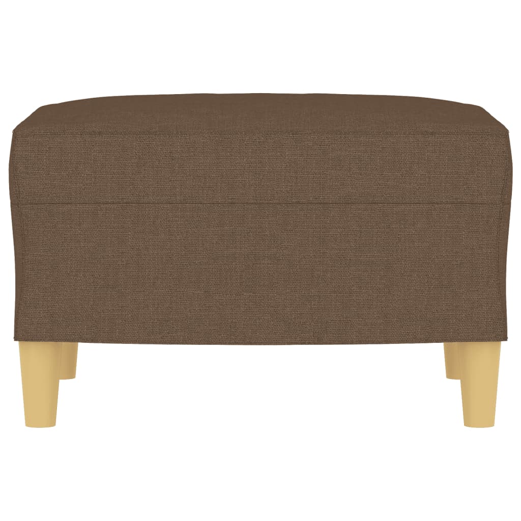 vidaXL Taburet, maro, 60x50x41 cm, material textil vidaXL Taburet, maro, 60x50x41 cm, material textil