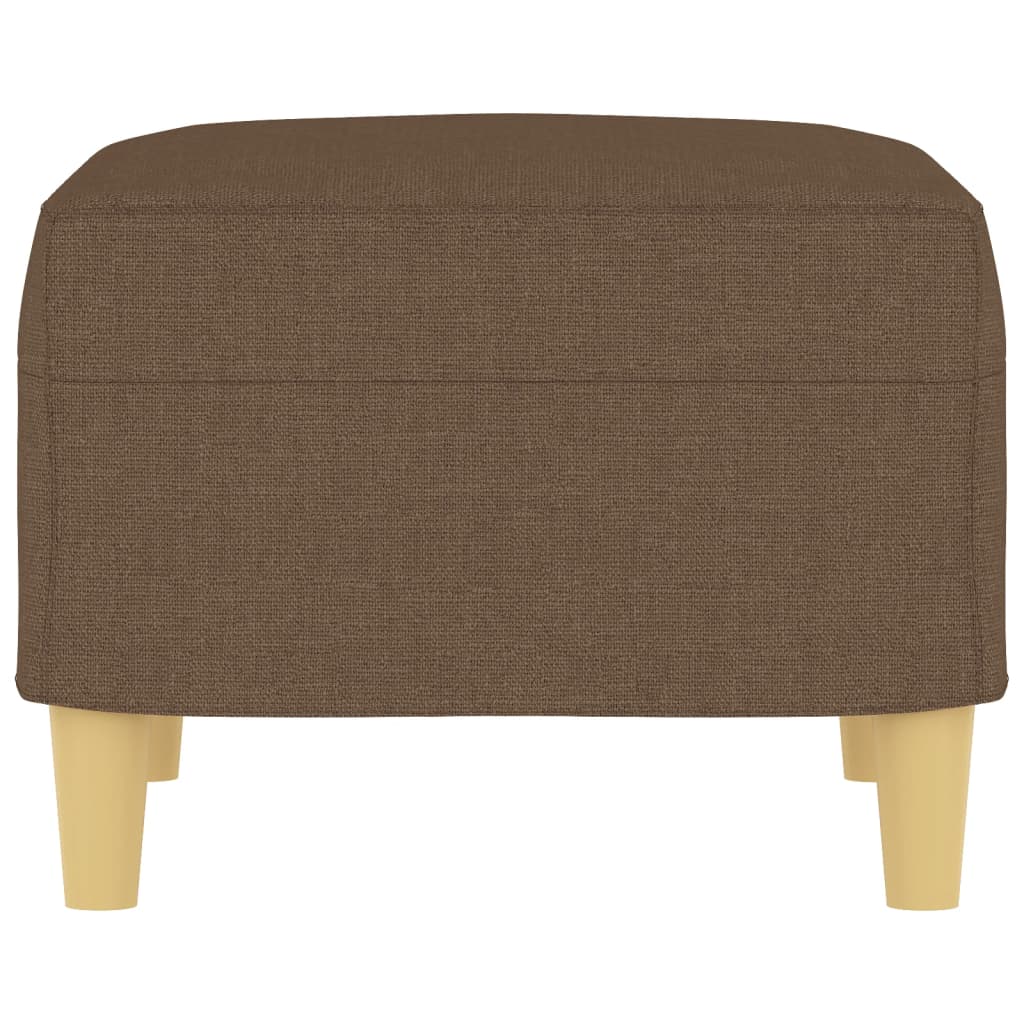 vidaXL Taburet, maro, 60x50x41 cm, material textil vidaXL Taburet, maro, 60x50x41 cm, material textil