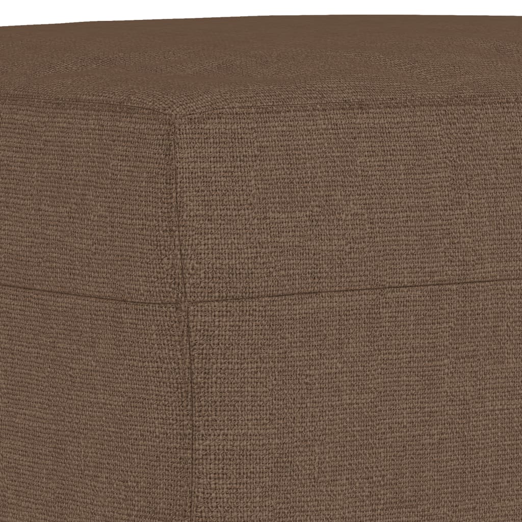 vidaXL Taburet, maro, 60x50x41 cm, material textil vidaXL Taburet, maro, 60x50x41 cm, material textil
