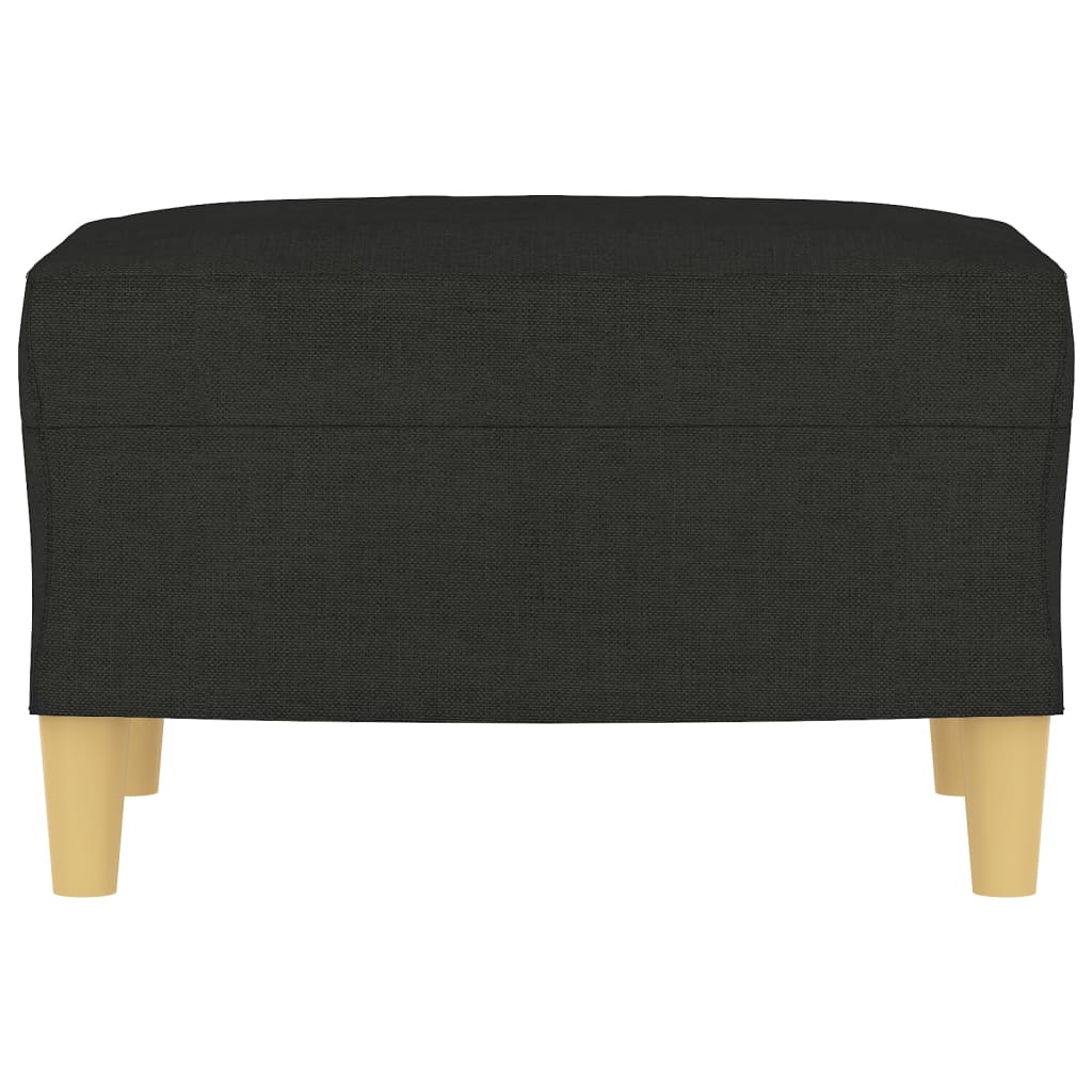 vidaXL Taburet, negru, 60x50x41 cm, material textil vidaXL Taburet, negru, 60x50x41 cm, material textil