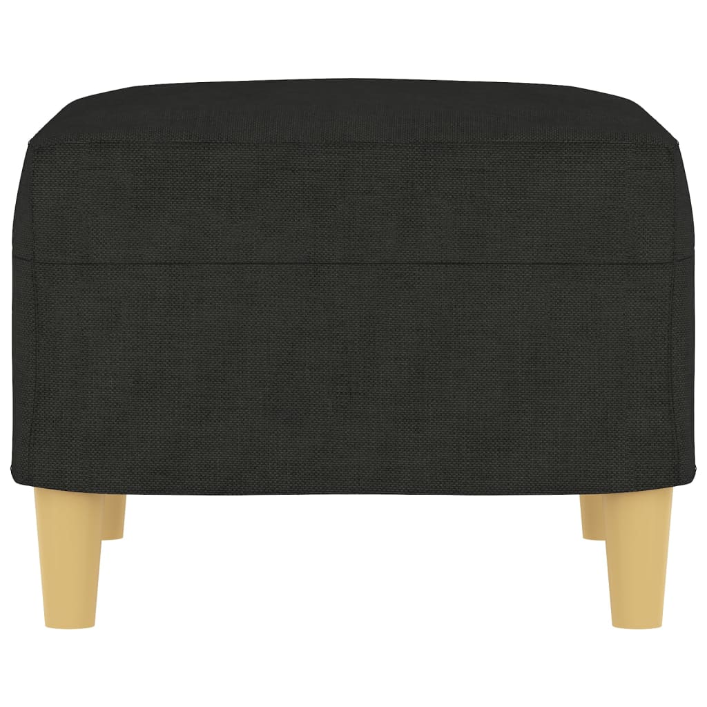 vidaXL Taburet, negru, 60x50x41 cm, material textil vidaXL Taburet, negru, 60x50x41 cm, material textil
