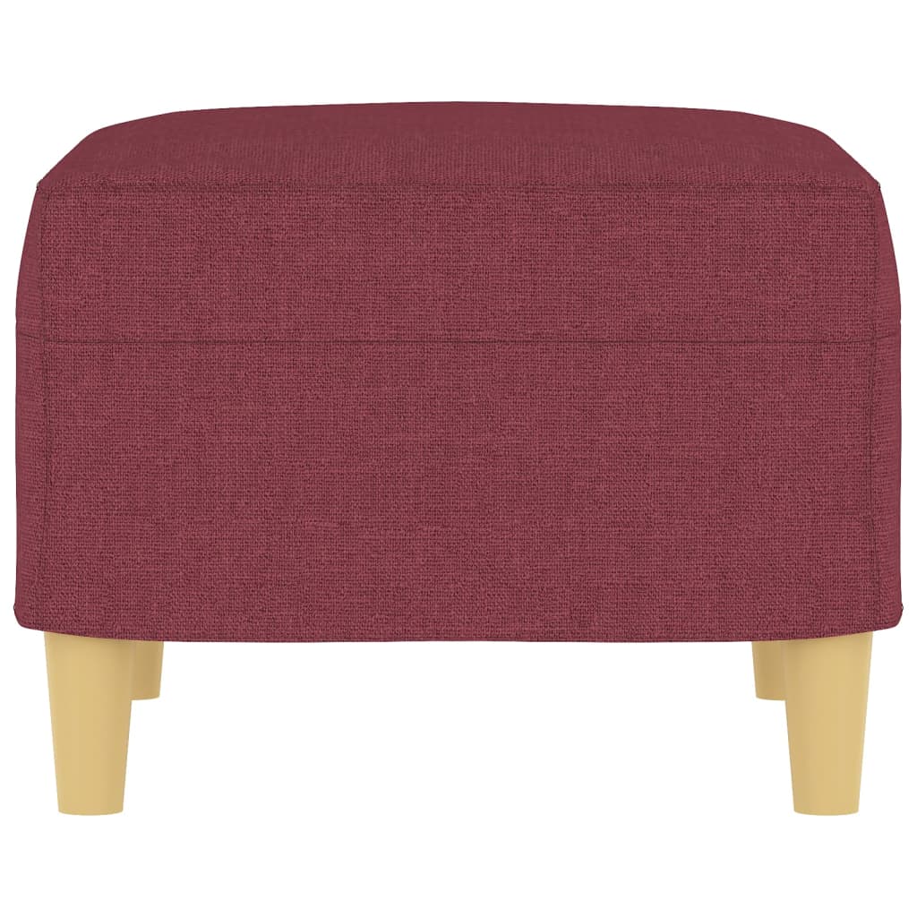 vidaXL Taburet, roșu vin, 60x50x41 cm, material textil