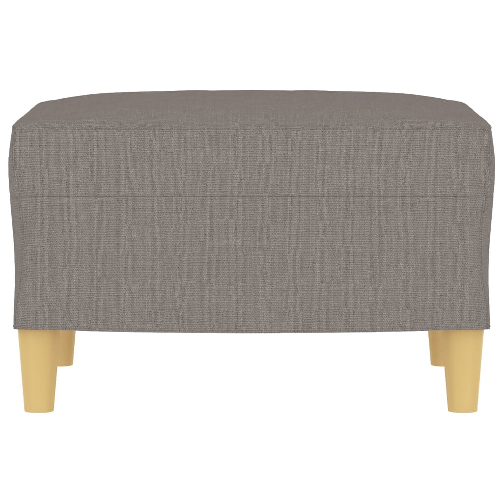 vidaXL Taburet, gri taupe, 60x50x41 cm, material textil vidaXL Taburet, gri taupe, 60x50x41 cm, material textil