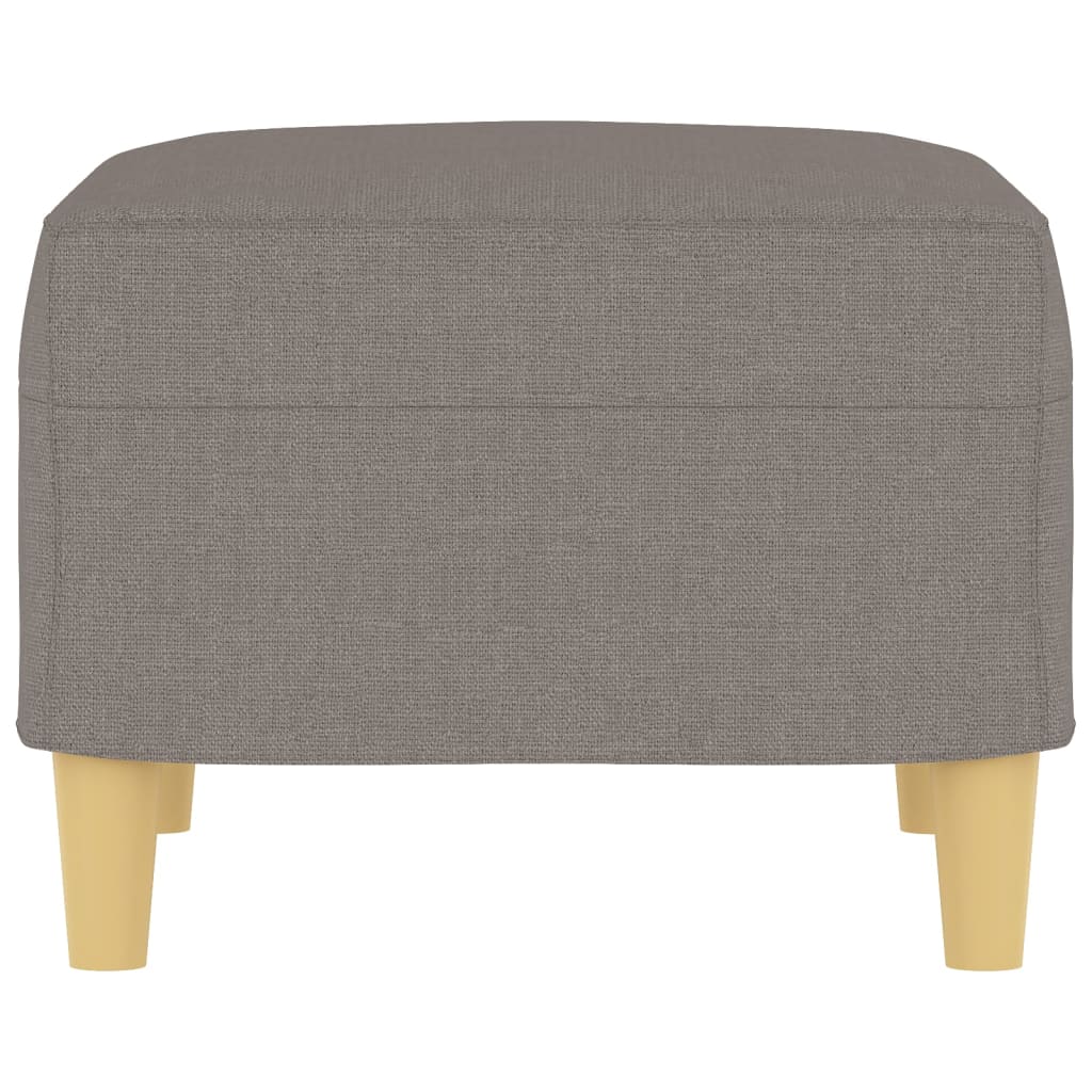 vidaXL Taburet, gri taupe, 60x50x41 cm, material textil vidaXL Taburet, gri taupe, 60x50x41 cm, material textil