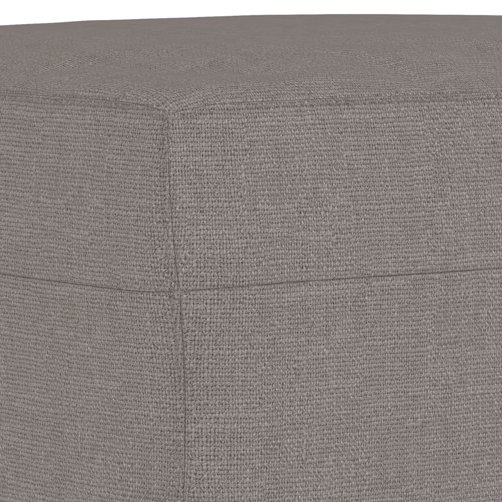 vidaXL Taburet, gri taupe, 60x50x41 cm, material textil vidaXL Taburet, gri taupe, 60x50x41 cm, material textil