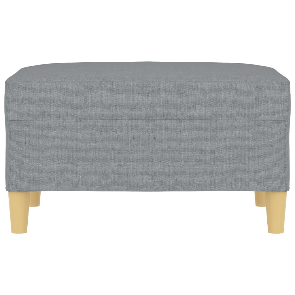 vidaXL Taburet, gri deschis, 70x55x41 cm, material textil vidaXL Taburet, gri deschis, 70x55x41 cm, material textil