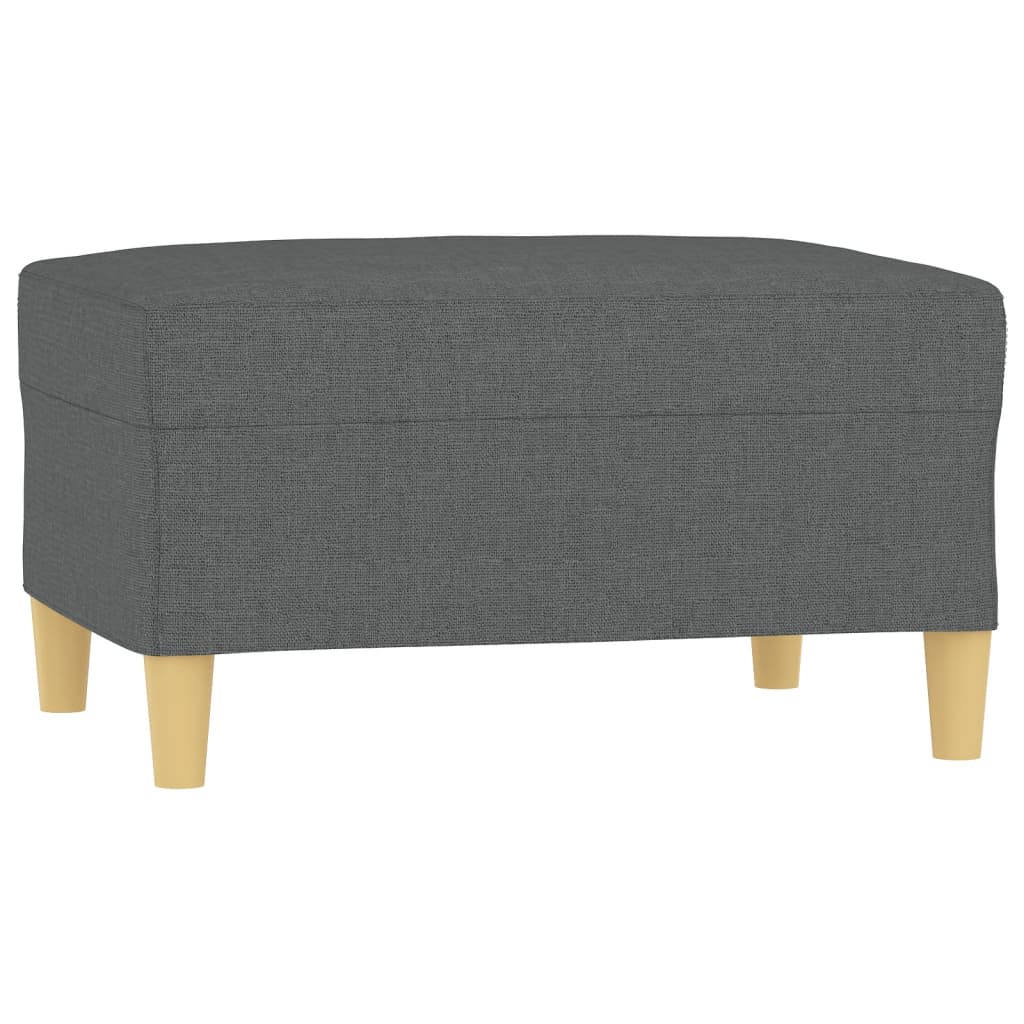 vidaXL Taburet, gri închis, 70x55x41 cm, material textil vidaXL Taburet, gri închis, 70x55x41 cm, material textil