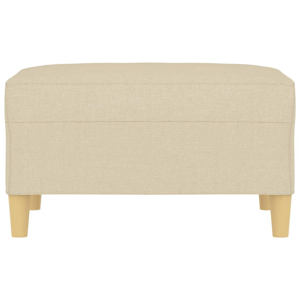 vidaXL Taburet, crem, 70x55x41 cm, material textil vidaXL Taburet, crem, 70x55x41 cm, material textil
