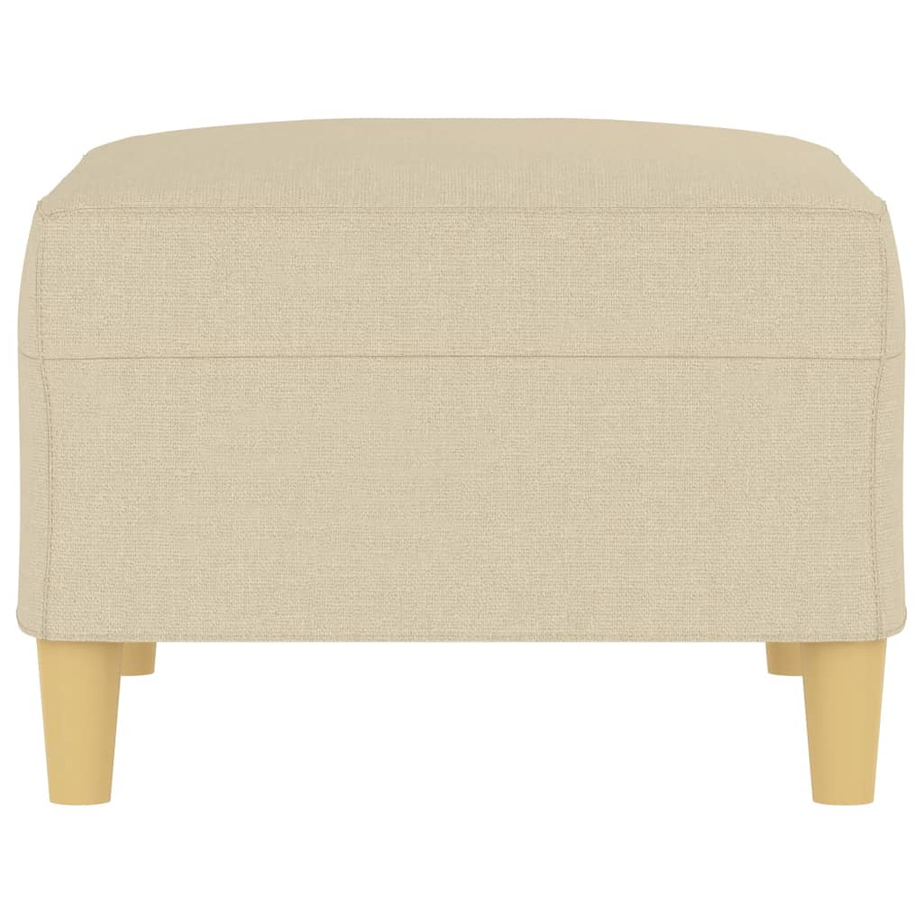 vidaXL Taburet, crem, 70x55x41 cm, material textil vidaXL Taburet, crem, 70x55x41 cm, material textil