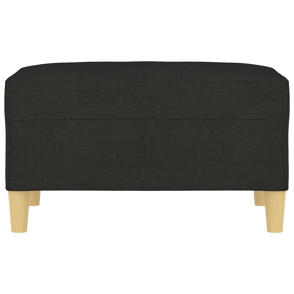 vidaXL Taburet, negru, 70x55x41 cm, material textil vidaXL Taburet, negru, 70x55x41 cm, material textil