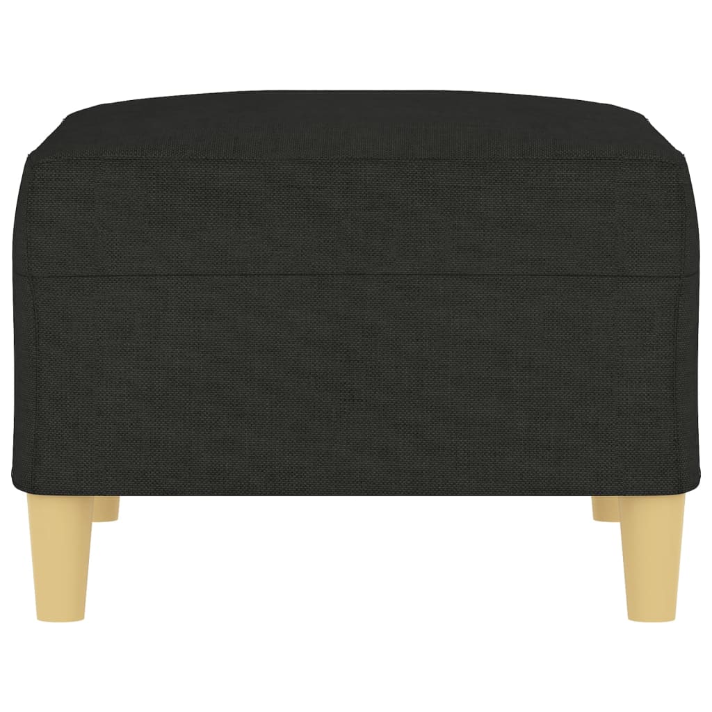 vidaXL Taburet, negru, 70x55x41 cm, material textil vidaXL Taburet, negru, 70x55x41 cm, material textil