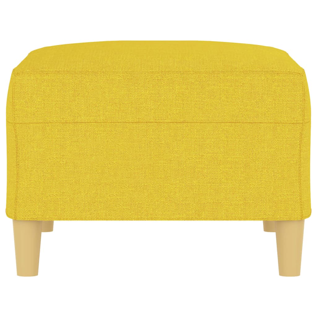 vidaXL Taburet, galben deschis, 70x55x41 cm, material textil vidaXL Taburet, galben deschis, 70x55x41 cm, material textil