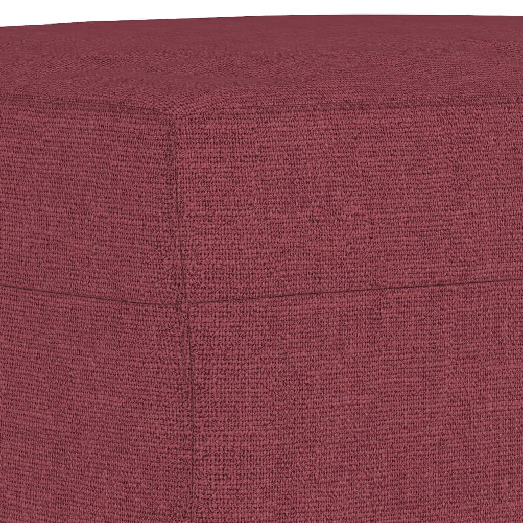 vidaXL Taburet, roșu vin, 70x55x41 cm, material textil vidaXL Taburet, roșu vin, 70x55x41 cm, material textil