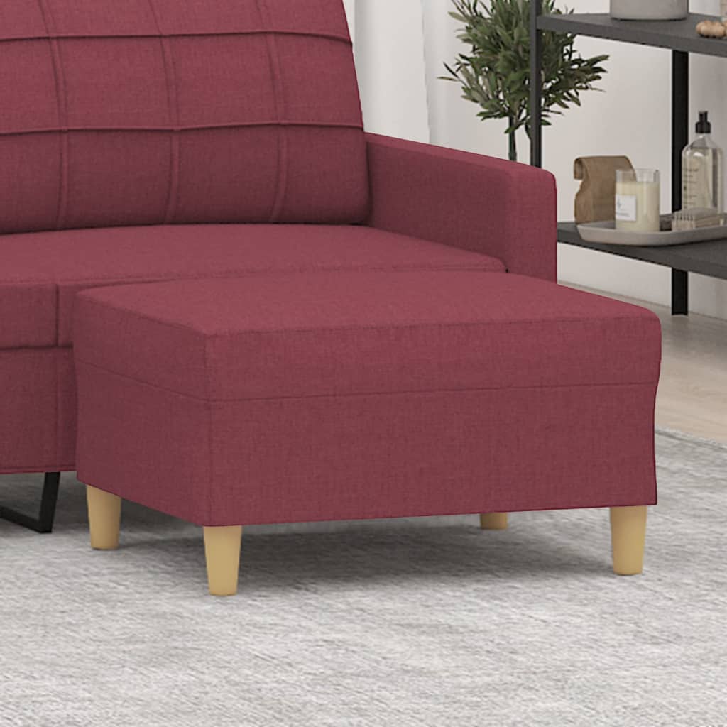 vidaXL Taburet, roșu vin, 70x55x41 cm, material textil vidaXL Taburet, roșu vin, 70x55x41 cm, material textil