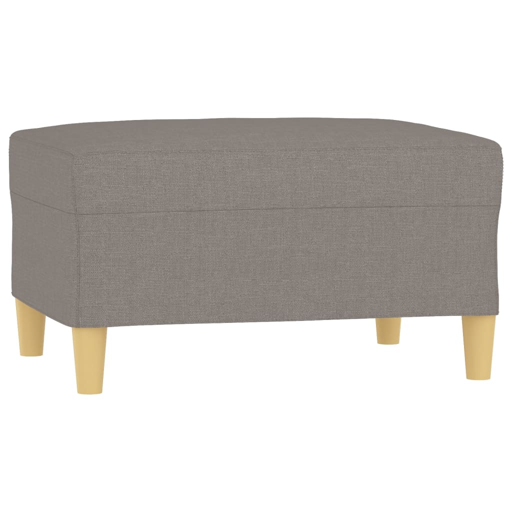 vidaXL Taburet, gri taupe, 70x55x41 cm, material textil vidaXL Taburet, gri taupe, 70x55x41 cm, material textil