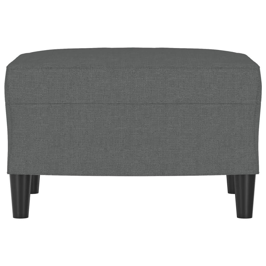 vidaXL Taburet, gri închis, 60x50x41 cm, material textil vidaXL Taburet, gri închis, 60x50x41 cm, material textil