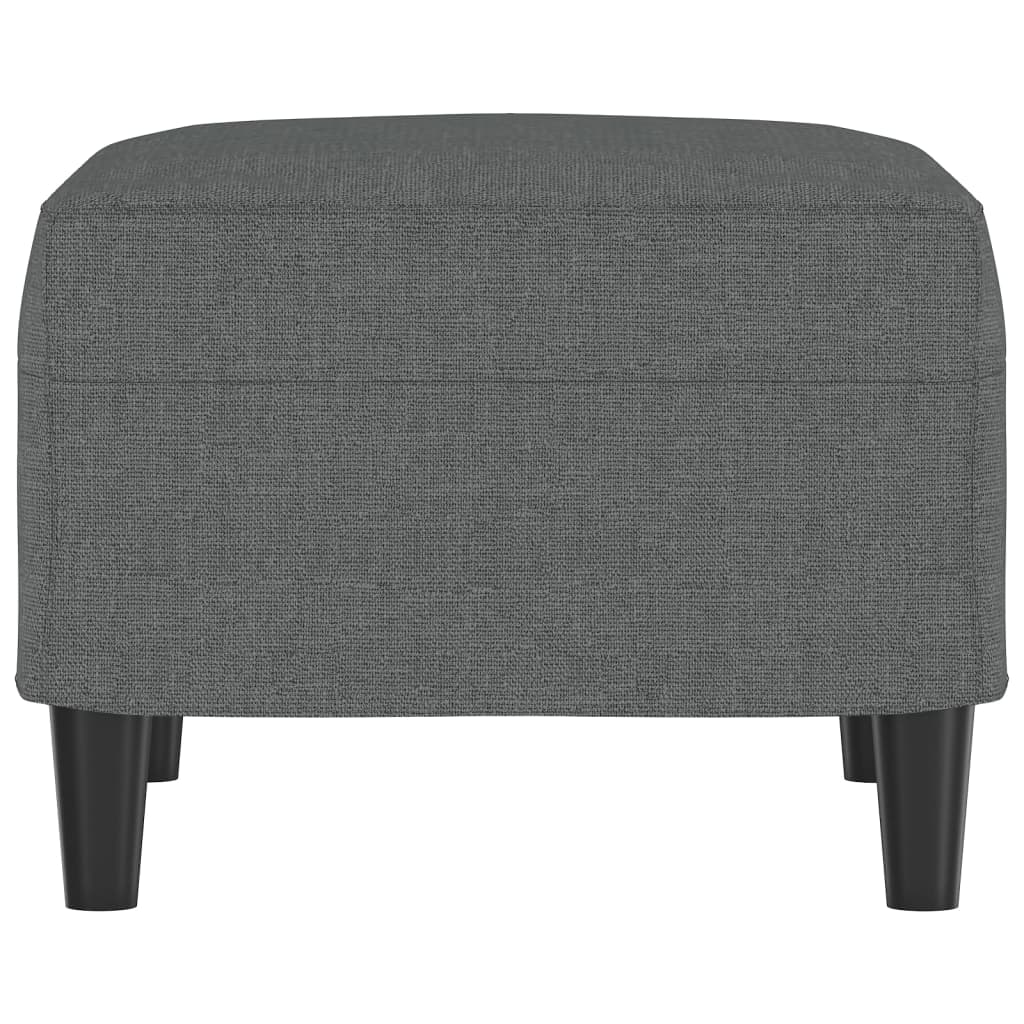 vidaXL Taburet, gri închis, 60x50x41 cm, material textil vidaXL Taburet, gri închis, 60x50x41 cm, material textil
