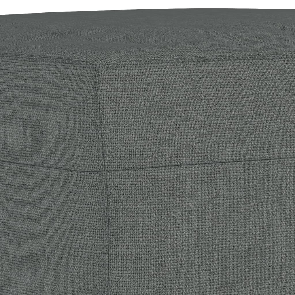 vidaXL Taburet, gri închis, 60x50x41 cm, material textil vidaXL Taburet, gri închis, 60x50x41 cm, material textil