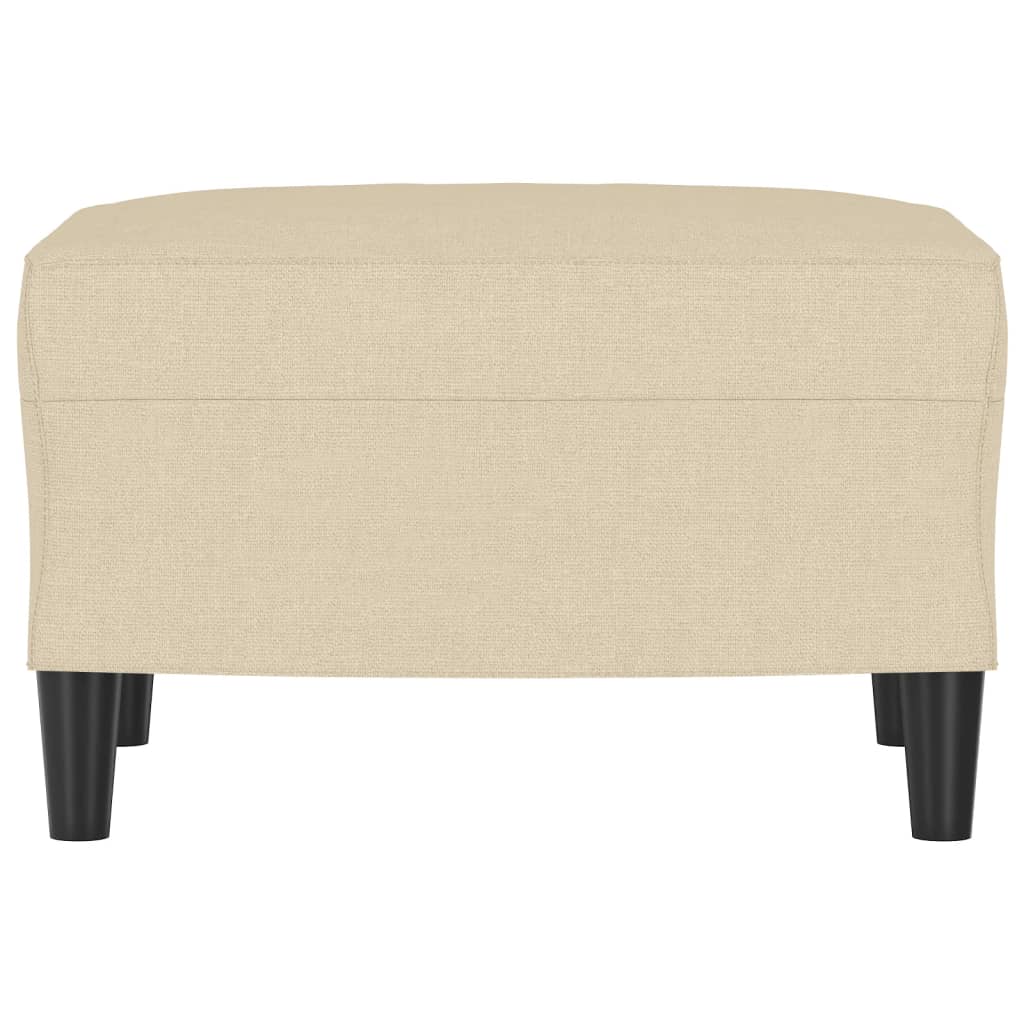 vidaXL Taburet, crem, 60x50x41 cm, material textil vidaXL Taburet, crem, 60x50x41 cm, material textil