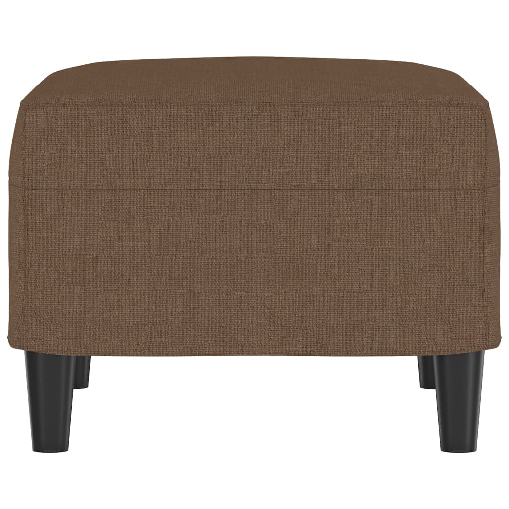 vidaXL Taburet, maro, 60x50x41 cm, material textil vidaXL Taburet, maro, 60x50x41 cm, material textil