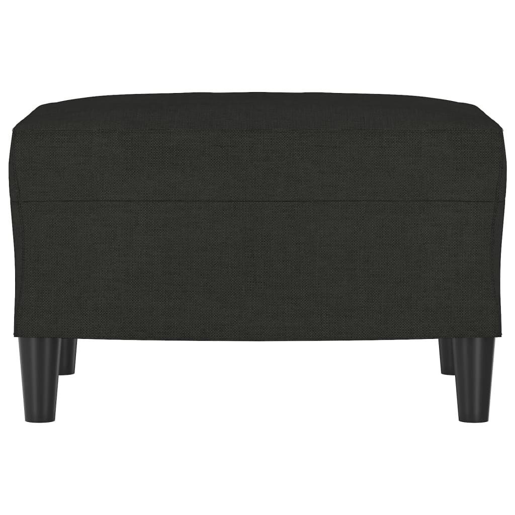 vidaXL Taburet, negru, 60x50x41 cm, material textil vidaXL Taburet, negru, 60x50x41 cm, material textil