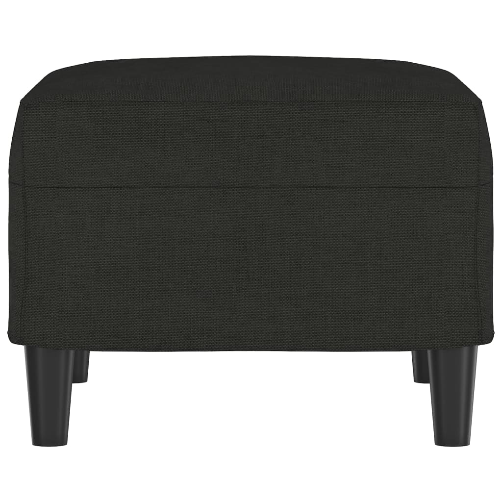 vidaXL Taburet, negru, 60x50x41 cm, material textil vidaXL Taburet, negru, 60x50x41 cm, material textil
