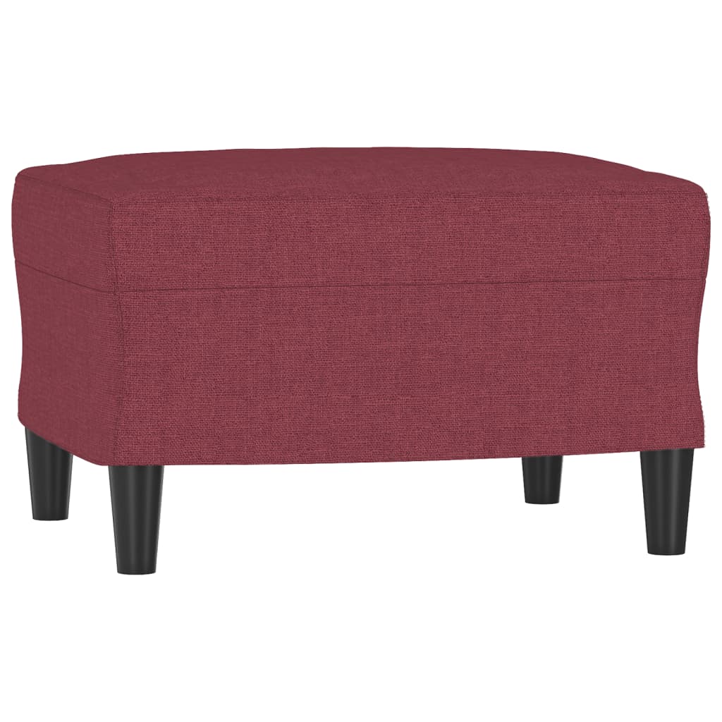 vidaXL Taburet, roșu vin, 60x50x41 cm, material textil vidaXL Taburet, roșu vin, 60x50x41 cm, material textil
