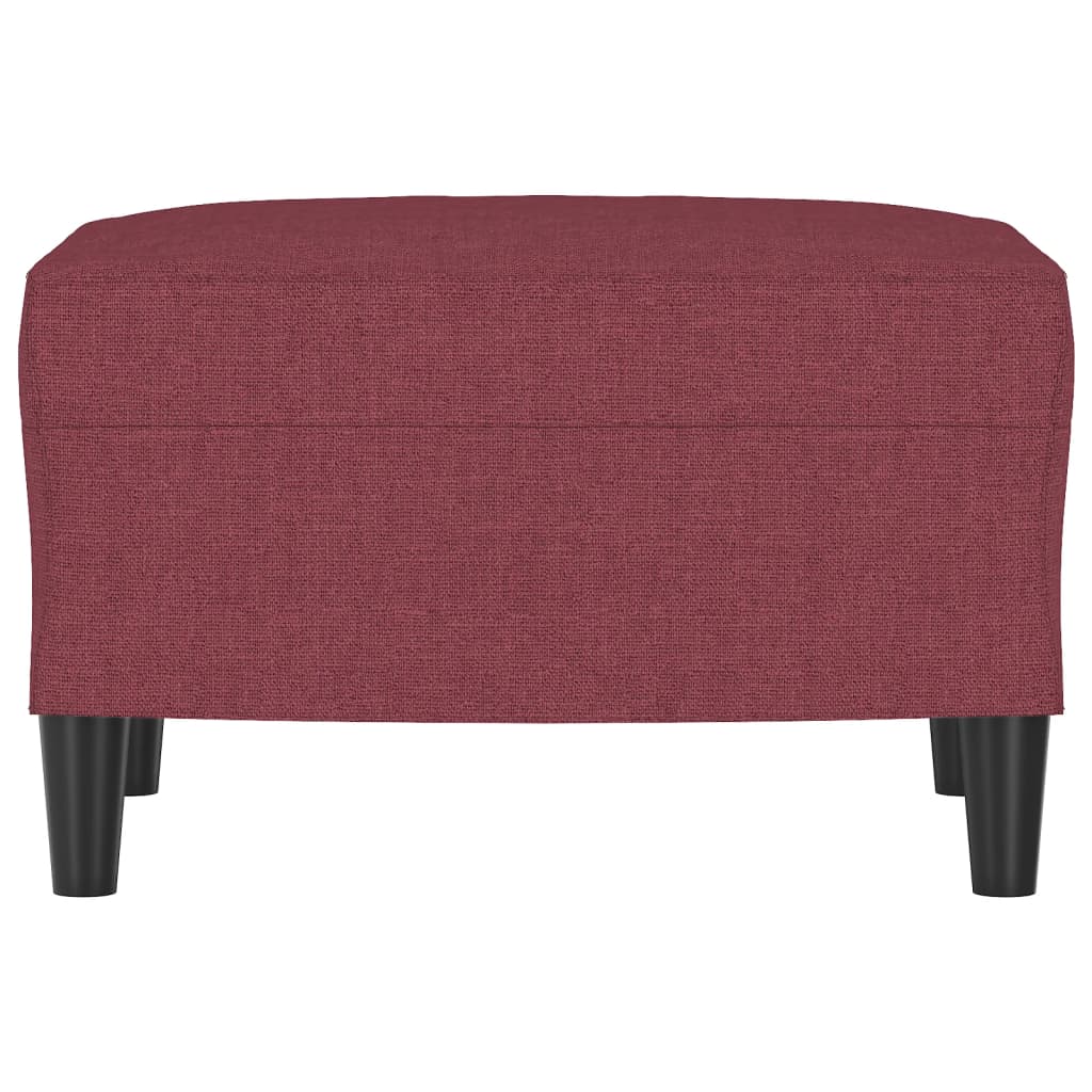 vidaXL Taburet, roșu vin, 60x50x41 cm, material textil vidaXL Taburet, roșu vin, 60x50x41 cm, material textil