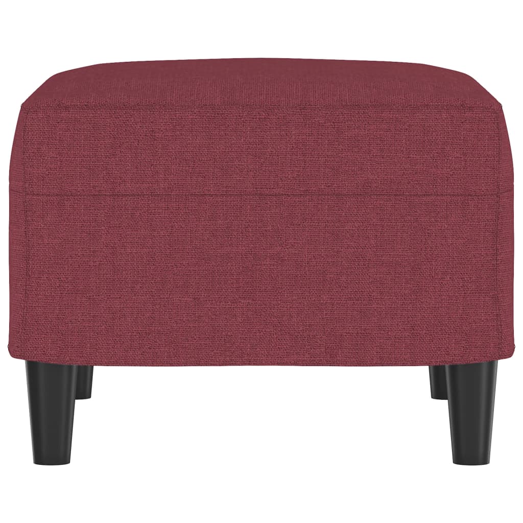 vidaXL Taburet, roșu vin, 60x50x41 cm, material textil vidaXL Taburet, roșu vin, 60x50x41 cm, material textil