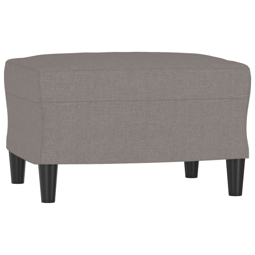 vidaXL Taburet, gri taupe, 60x50x41 cm, material textil vidaXL Taburet, gri taupe, 60x50x41 cm, material textil