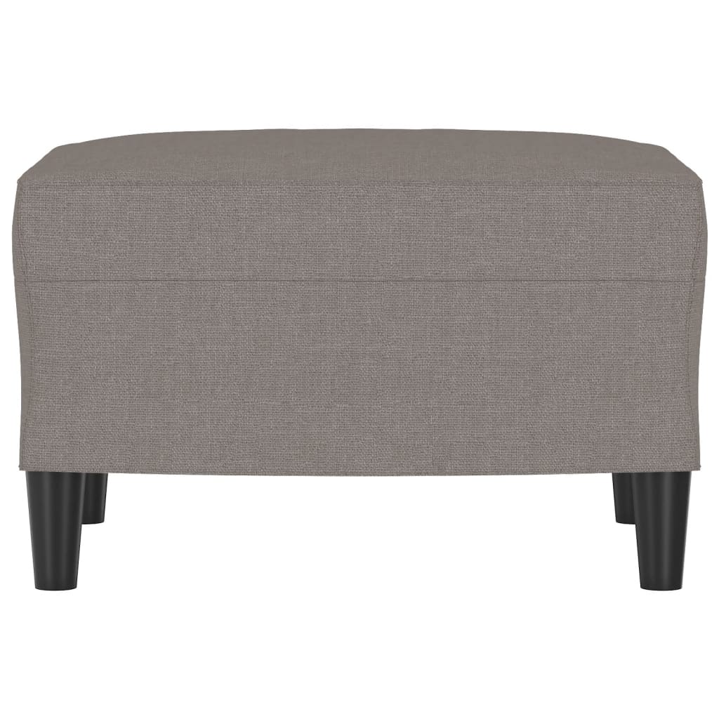 vidaXL Taburet, gri taupe, 60x50x41 cm, material textil vidaXL Taburet, gri taupe, 60x50x41 cm, material textil