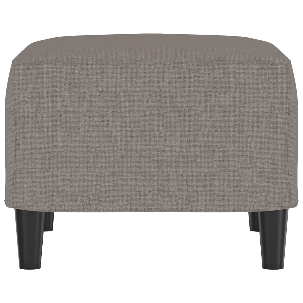 vidaXL Taburet, gri taupe, 60x50x41 cm, material textil vidaXL Taburet, gri taupe, 60x50x41 cm, material textil