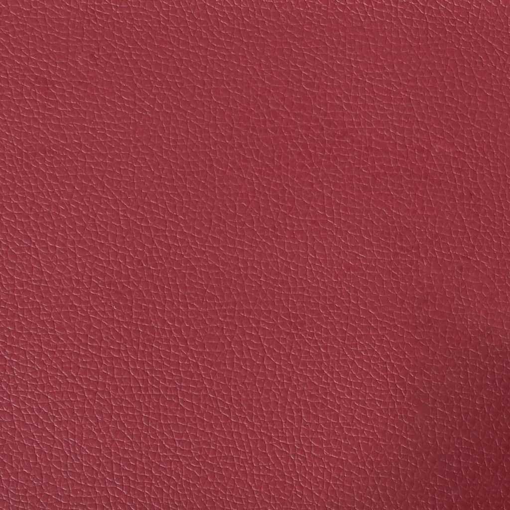 vidaXL Taburet, roșu vin, 60x50x41 cm, piele ecologică vidaXL Taburet, roșu vin, 60x50x41 cm, piele ecologică