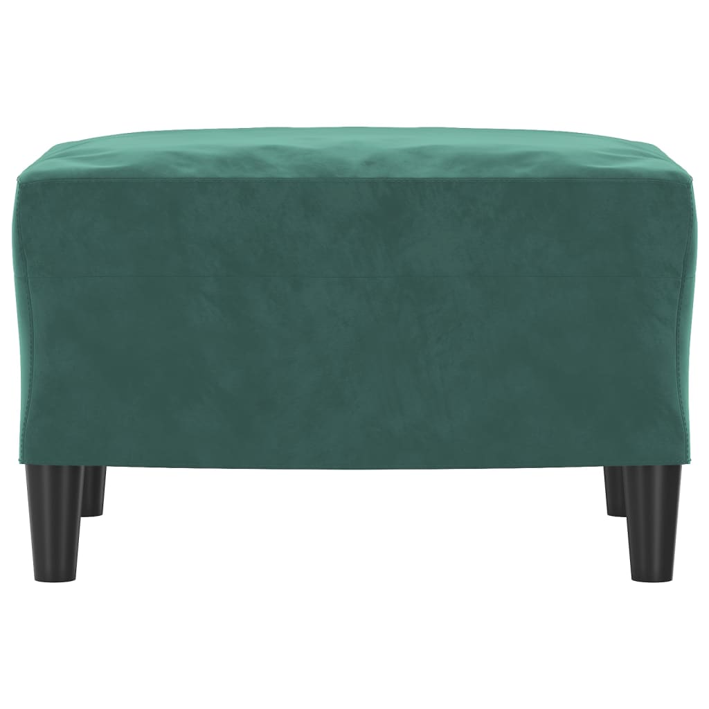 vidaXL Taburet, verde închis, 60x50x41 cm, catifea vidaXL Taburet, verde închis, 60x50x41 cm, catifea