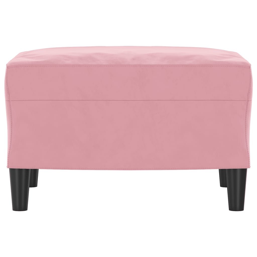 vidaXL Taburet, roz, 60x50x41 cm, catifea vidaXL Taburet, roz, 60x50x41 cm, catifea