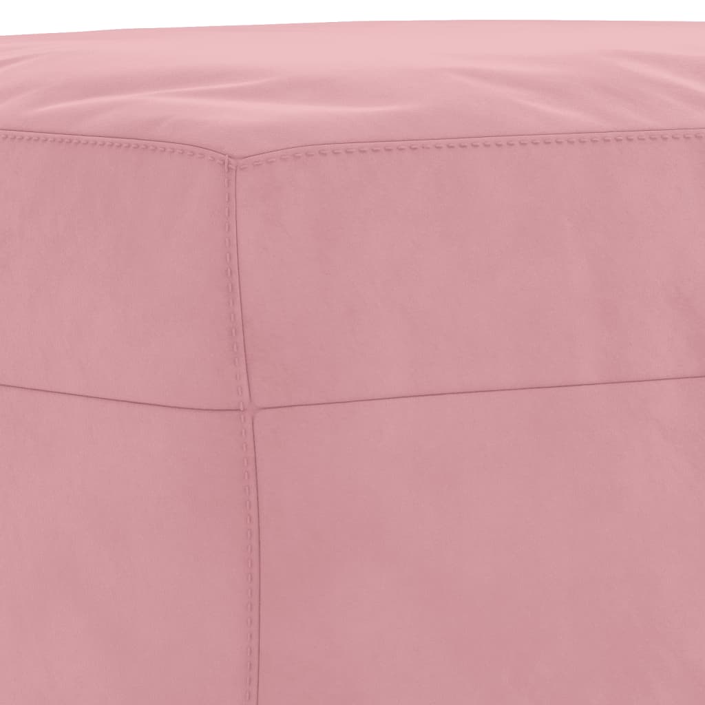 vidaXL Taburet, roz, 60x50x41 cm, catifea vidaXL Taburet, roz, 60x50x41 cm, catifea
