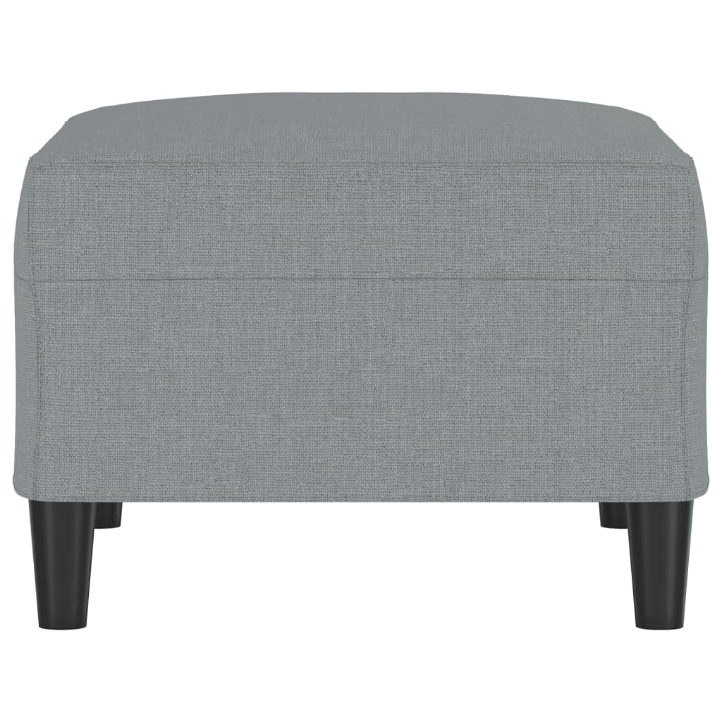 vidaXL Taburet, gri deschis, 70x55x41 cm, material textil vidaXL Taburet, gri deschis, 70x55x41 cm, material textil