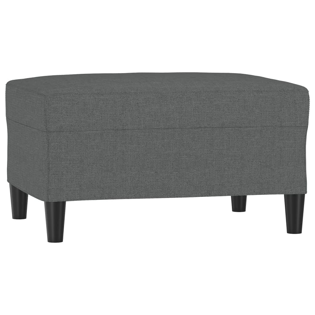 vidaXL Taburet, gri închis, 70x55x41 cm, material textil vidaXL Taburet, gri închis, 70x55x41 cm, material textil