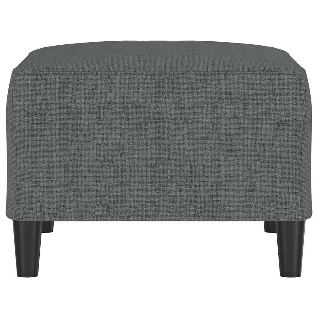 vidaXL Taburet, gri închis, 70x55x41 cm, material textil vidaXL Taburet, gri închis, 70x55x41 cm, material textil